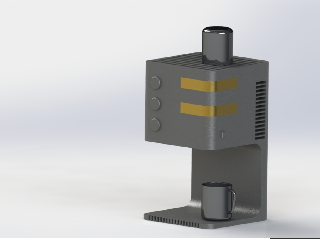 Design and Surface Modeling of Coffee Machine