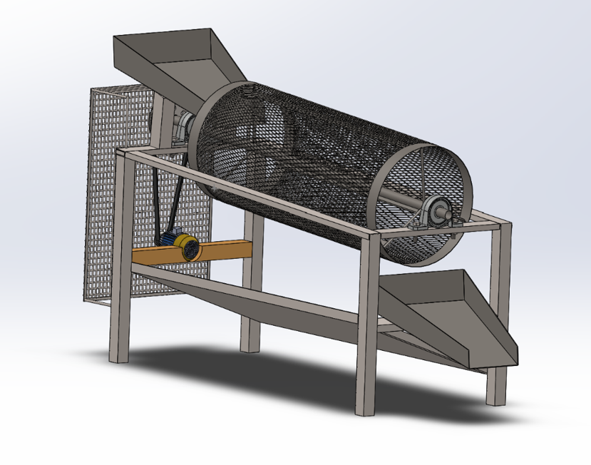 3D Design and preparation of manufacturing plan for motor powered sand
                  sieving machine
                  