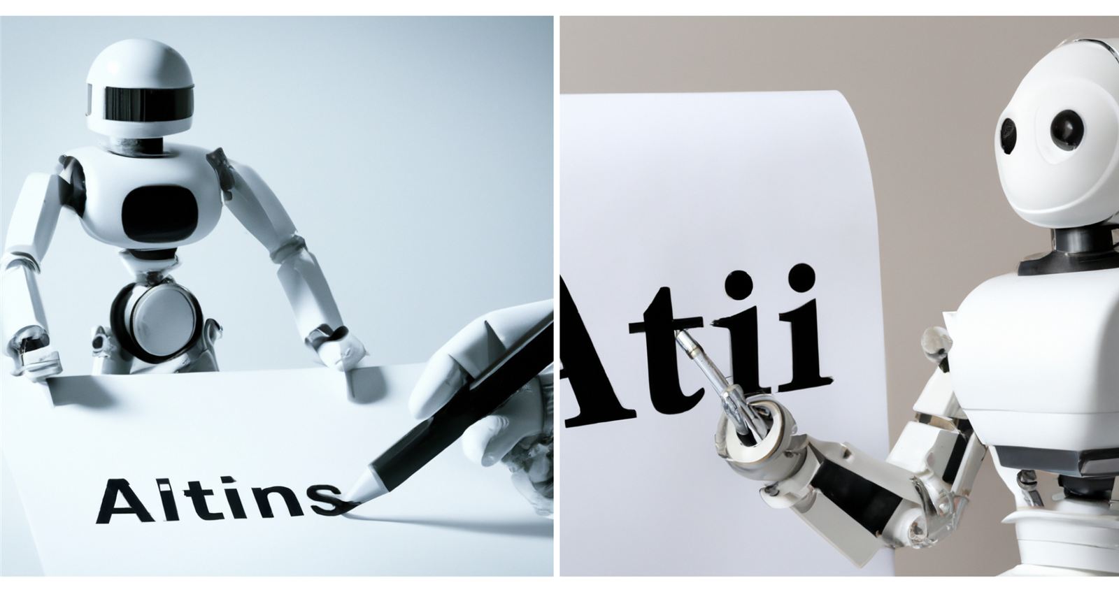 Abstract illustration of AI-assisted writing